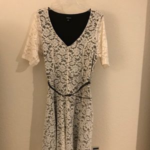 White lace dress